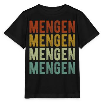 Mengen Stadt Retro Vintage - Stanley/Stella Kinder T-Shirt MINI CREATOR  - Schwarz - Vorne - Mikhail (115cm)