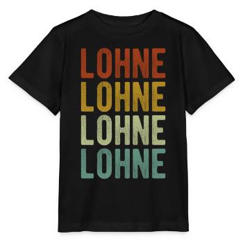 Lohne Stadt Retro Vintage - Stanley/Stella Kinder T-Shirt MINI CREATOR  - Schwarz - Vorne - Mikhail (115cm)