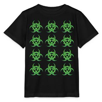Biopunk-Symbole Biopunk-Ästhetik - Stanley/Stella Kinder T-Shirt MINI CREATOR  - Schwarz - Vorne - Mikhail (115cm)