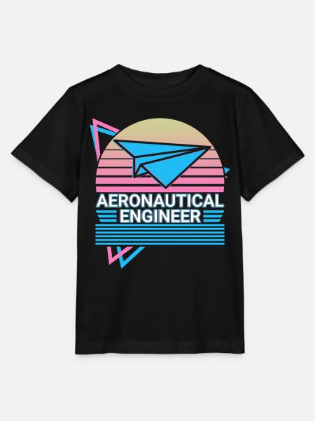 Ingenieur für Luftfahrttechnik Luftfahrttechnik - Stanley/Stella Kinder T-Shirt MINI CREATOR - Schwarz