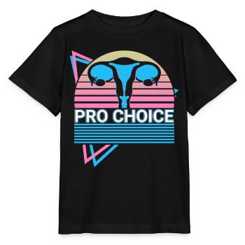 Pro Choice Reproductive Rights Retro - Stanley/Stella MINI CREATOR Kids’ T-Shirt - black - Front - Mikhail (115cm)