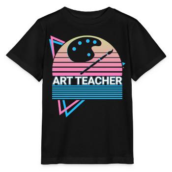 Art Teacher Art Professor Retro - Stanley/Stella MINI CREATOR Kids’ T-Shirt - black - Front - Mikhail (115cm)