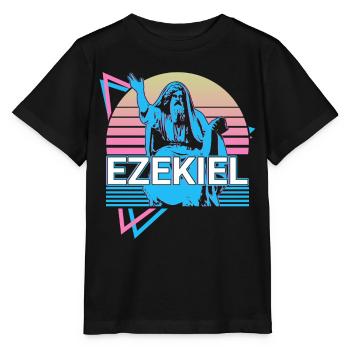 Hesekiel Hebräischer Prophet Jude Jude Retro - Stanley/Stella Kinder T-Shirt MINI CREATOR  - Schwarz - Vorne - Mikhail (115cm)