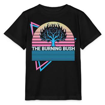 L’exode de Burning Thorn Bush Chrétien chrétien - T-shirt bio MINI CREATOR Stanley/Stella Enfant - noir - Devant - Mikhail (115cm)