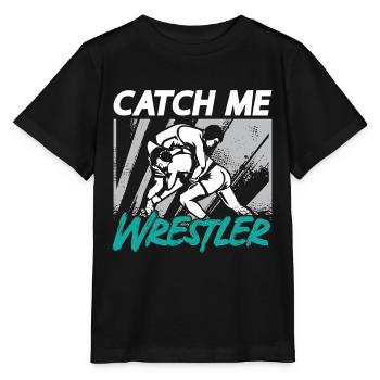 Catch Wrestling Catch Me Wrestler Fight Grappling - Stanley/Stella Kinder T-Shirt MINI CREATOR  - Schwarz - Vorne - Mikhail (115cm)