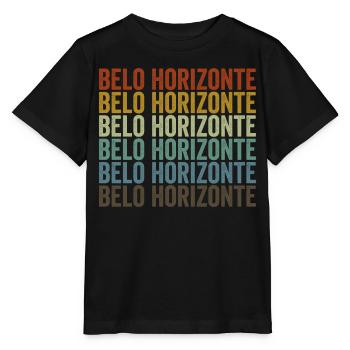 Belo Horizonte Brasilien Retro Vintage - Stanley/Stella Kinder T-Shirt MINI CREATOR  - Schwarz - Vorne - Mikhail (115cm)