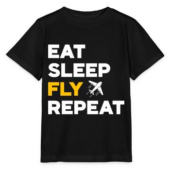 Personnel de cabine de l’hôtesse de l’air hôtesse de l’air - T-shirt bio MINI CREATOR Stanley/Stella Enfant - noir - Devant - Mikhail (115cm)