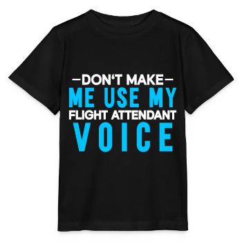 Personnel de cabine de l’hôtesse de l’air hôtesse de l’air - T-shirt bio MINI CREATOR Stanley/Stella Enfant - noir - Devant - Mikhail (115cm)
