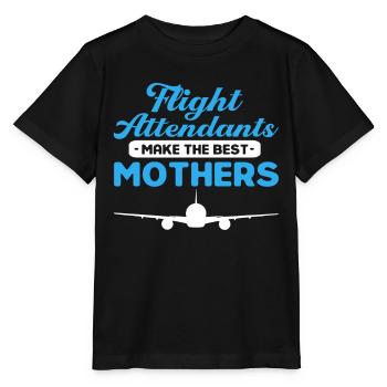 Personnel de cabine de l’hôtesse de l’air hôtesse de l’air - T-shirt bio MINI CREATOR Stanley/Stella Enfant - noir - Devant - Mikhail (115cm)