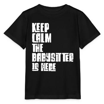 Babysitter Geschenk Babysitting Bester Babysitter - Stanley/Stella Kinder T-Shirt MINI CREATOR  - Schwarz - Vorne - Mikhail (115cm)