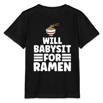 Babysitter Geschenk Babysitting Bester Babysitter - Stanley/Stella Kinder T-Shirt MINI CREATOR  - Schwarz - Vorne - Mikhail (115cm)