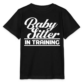 Babysitter Geschenk Babysitting Bester Babysitter - Stanley/Stella Kinder T-Shirt MINI CREATOR  - Schwarz - Vorne - Mikhail (115cm)