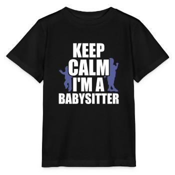 Babysitter Geschenk Babysitting Bester Babysitter - Stanley/Stella Kinder T-Shirt MINI CREATOR  - Schwarz - Vorne - Mikhail (115cm)