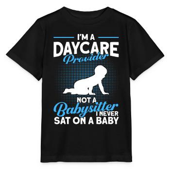 Babysitter Gift Babysitting Best Babysitter - Stanley/Stella MINI CREATOR Kids’ T-Shirt - black - Front - Mikhail (115cm)