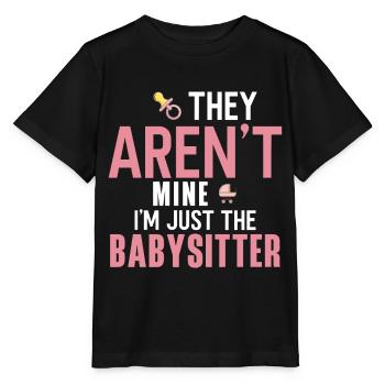Babysitter Geschenk Babysitting Bester Babysitter - Stanley/Stella Kinder T-Shirt MINI CREATOR  - Schwarz - Vorne - Mikhail (115cm)