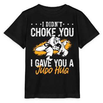 Judo I Didn't Choke You Fighter Karate Training - Stanley/Stella MINI CREATOR Kids’ T-Shirt - black - Front - Mikhail (115cm)