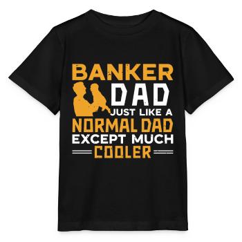 Banquier Banque Argent Banquier - T-shirt bio MINI CREATOR Stanley/Stella Enfant - noir - Devant - Mikhail (115cm)