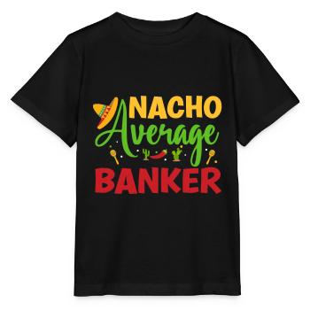 Banquier Banque Argent Banquier - T-shirt bio MINI CREATOR Stanley/Stella Enfant - noir - Devant - Mikhail (115cm)