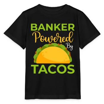 Banquier Banque Argent Banquier - T-shirt bio MINI CREATOR Stanley/Stella Enfant - noir - Devant - Mikhail (115cm)
