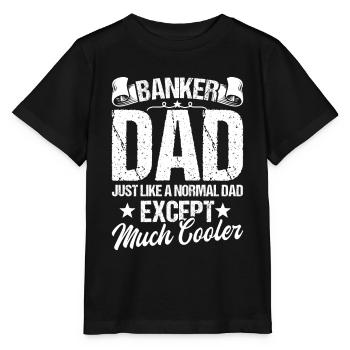 Banquier Banque Argent Banquier - T-shirt bio MINI CREATOR Stanley/Stella Enfant - noir - Devant - Mikhail (115cm)