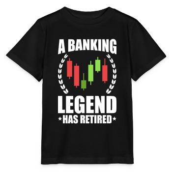 Banquier Banque Argent Banquier - T-shirt bio MINI CREATOR Stanley/Stella Enfant - noir - Devant - Mikhail (115cm)
