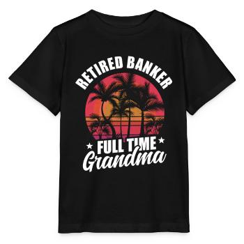 Banquier Banque Argent Banquier - T-shirt bio MINI CREATOR Stanley/Stella Enfant - noir - Devant - Mikhail (115cm)
