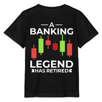 Banquier Banque Argent Banquier - T-shirt bio MINI CREATOR Stanley/Stella Enfant - noir - Devant - Mikhail (115cm)