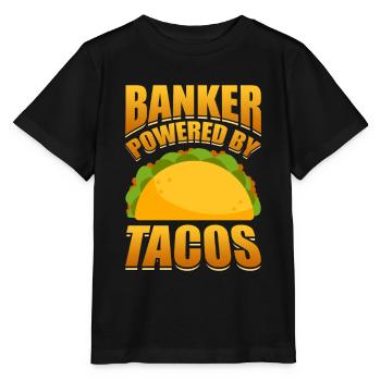 Banquier Banque Argent Banquier - T-shirt bio MINI CREATOR Stanley/Stella Enfant - noir - Devant - Mikhail (115cm)