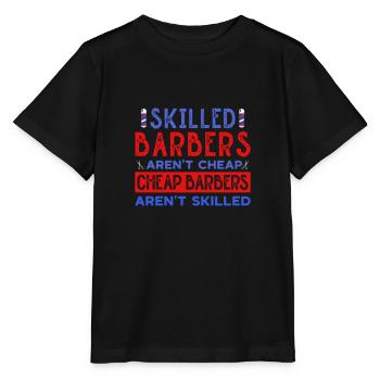 Friseur Spruch Geschenk Friseursalon Friseur - Stanley/Stella Kinder T-Shirt MINI CREATOR  - Schwarz - Vorne - Mikhail (115cm)