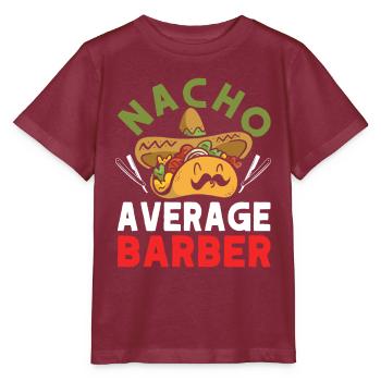 Friseur Spruch Geschenk Friseursalon Friseur - Stanley/Stella Kinder T-Shirt MINI CREATOR  - Burgunderrot - Vorne - Kain (125cm)