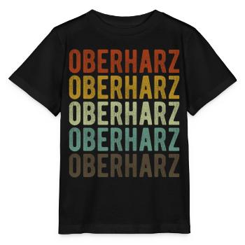 Upper Harz City Retro Vintage - Stanley/Stella MINI CREATOR Kids’ T-Shirt - black - Front - Mikhail (115cm)