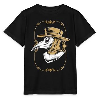 Médecin occulte médiéval de la peste - T-shirt bio MINI CREATOR Stanley/Stella Enfant - noir - Devant - Mikhail (115cm)