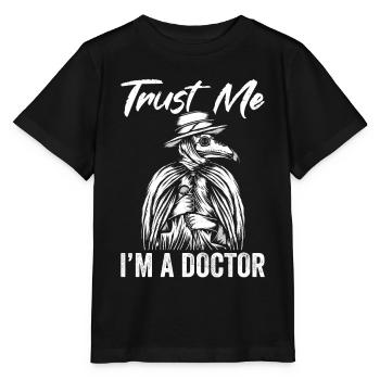 Peste Docteur Médiéval Médical - T-shirt bio MINI CREATOR Stanley/Stella Enfant - noir - Devant - Mikhail (115cm)