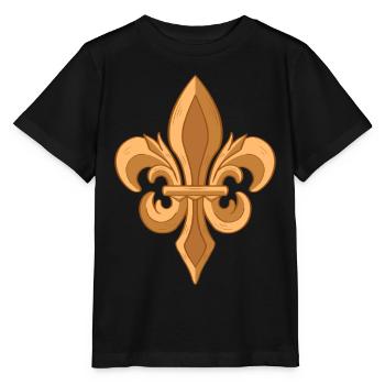 Symbole esthétique baroque Dark Academia - T-shirt bio MINI CREATOR Stanley/Stella Enfant - noir - Devant - Mikhail (115cm)
