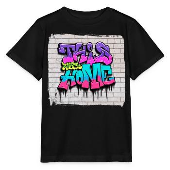 Esthétique Zombiecore - T-shirt bio MINI CREATOR Stanley/Stella Enfant - noir - Devant - Mikhail (115cm)
