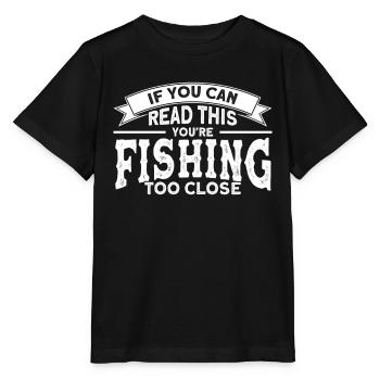 Cadeau de pêche Pêche Pêcheur Drôle De Pêcheur - T-shirt bio MINI CREATOR Stanley/Stella Enfant - noir - Devant - Mikhail (115cm)