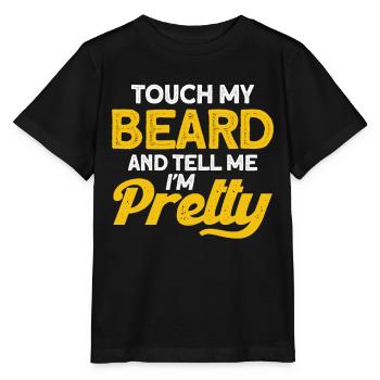 Barbes Dire Barbe Drôle Barbe Cadeau Barbe - T-shirt bio MINI CREATOR Stanley/Stella Enfant - noir - Devant - Mikhail (115cm)