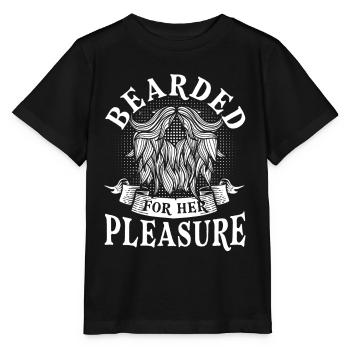 Barbes Dire Barbe Drôle Barbe Cadeau Barbe - T-shirt bio MINI CREATOR Stanley/Stella Enfant - noir - Devant - Mikhail (115cm)