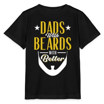 Barbes Dire Barbe Drôle Barbe Cadeau Barbe - T-shirt bio MINI CREATOR Stanley/Stella Enfant - noir - Devant - Mikhail (115cm)