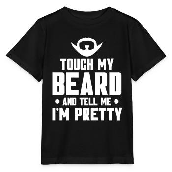 Barbes Dire Barbe Drôle Barbe Cadeau Barbe - T-shirt bio MINI CREATOR Stanley/Stella Enfant - noir - Devant - Mikhail (115cm)