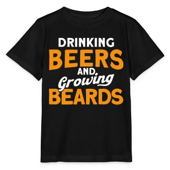 Barbes Dire Barbe Drôle Barbe Cadeau Barbe - T-shirt bio MINI CREATOR Stanley/Stella Enfant - noir - Devant - Mikhail (115cm)