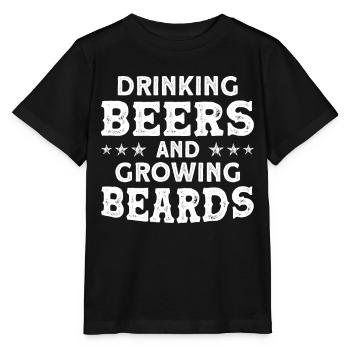 Barbes Dire Barbe Drôle Barbe Cadeau Barbe - T-shirt bio MINI CREATOR Stanley/Stella Enfant - noir - Devant - Mikhail (115cm)