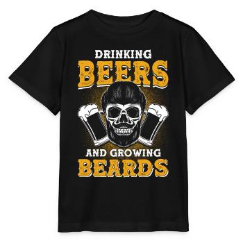 Barbes Dire Barbe Drôle Barbe Cadeau Barbe - T-shirt bio MINI CREATOR Stanley/Stella Enfant - noir - Devant - Mikhail (115cm)