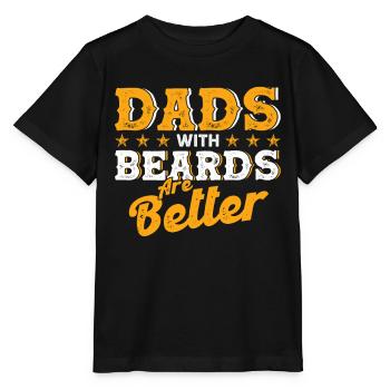 Barbes Dire Barbe Drôle Barbe Cadeau Barbe - T-shirt bio MINI CREATOR Stanley/Stella Enfant - noir - Devant - Mikhail (115cm)