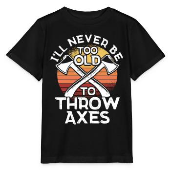 Axt Werfer Axt Werfen Axt Geschenk - Stanley/Stella Kinder T-Shirt MINI CREATOR  - Schwarz - Vorne - Mikhail (115cm)