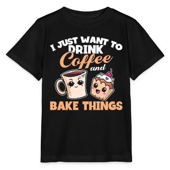 Boulangerie Boulangerie Boulanger Boulanger - T-shirt bio MINI CREATOR Stanley/Stella Enfant - noir - Devant - Mikhail (115cm)