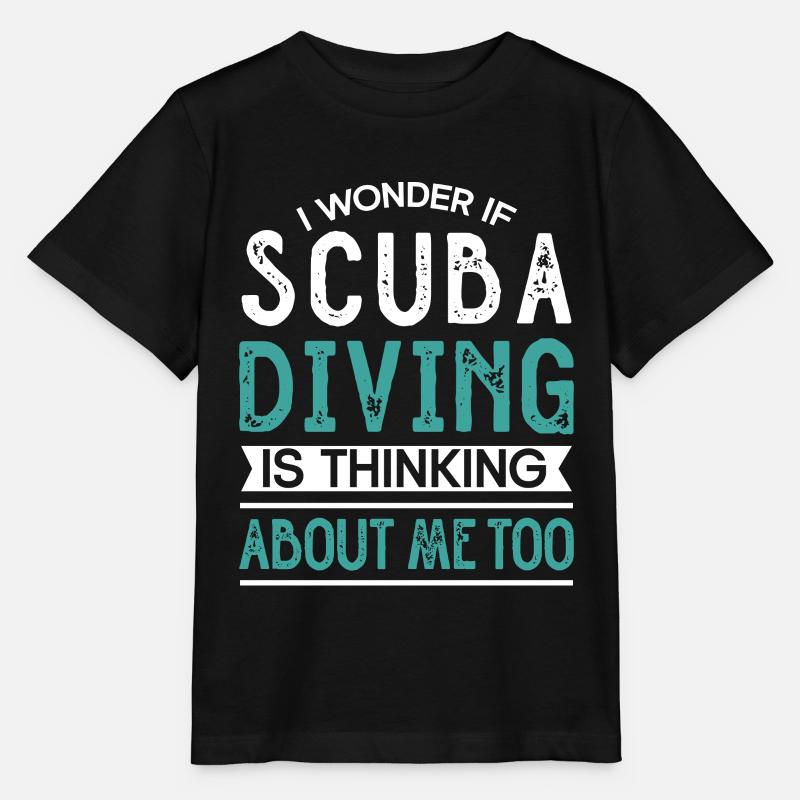 Scuba Diving Gift Subacqueo Scuba Diver - Maglietta per bambini MINI CREATOR di Stanley/Stella - nero