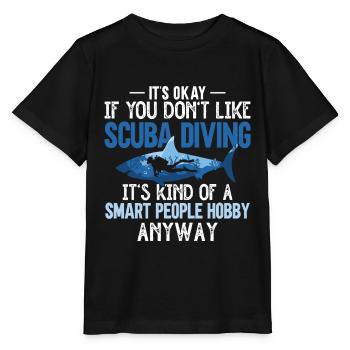 Cadeau de plongée sous-marine plongeur sous-marin - T-shirt bio MINI CREATOR Stanley/Stella Enfant - noir - Devant - Mikhail (115cm)