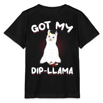 Diplôme Llama Diplômé - T-shirt bio MINI CREATOR Stanley/Stella Enfant - noir - Devant - Mikhail (115cm)
