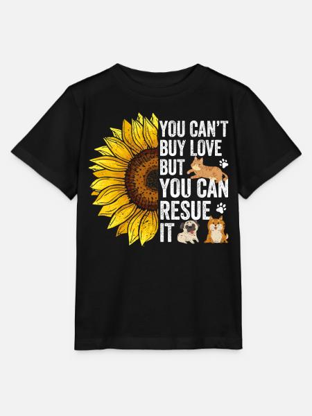 Tierrettung Sonnenblume - Stanley/Stella Kinder T-Shirt MINI CREATOR  - Schwarz
